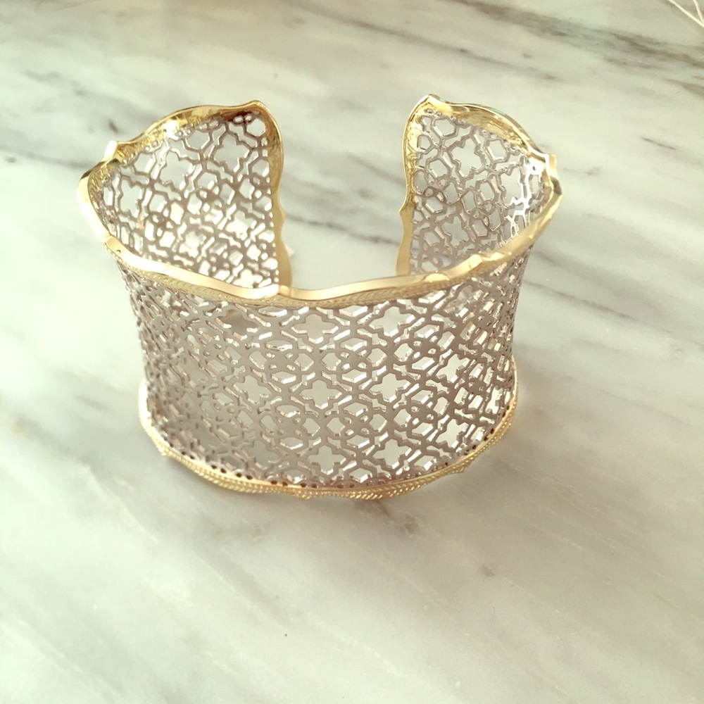 Brand new Kendra Scott silver and gold cuff.